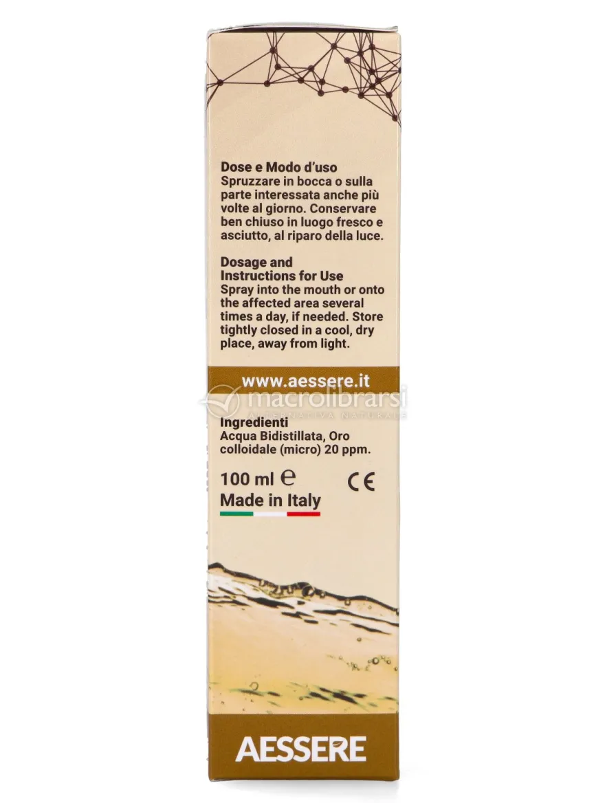 Oro MicroColloidale Plus - Spray 20 ppm