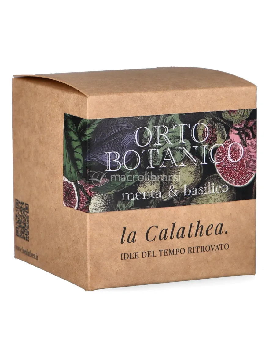 Orto Botanico - Box 2 Candele profumate in Cera di Soia Menta & Basilico
