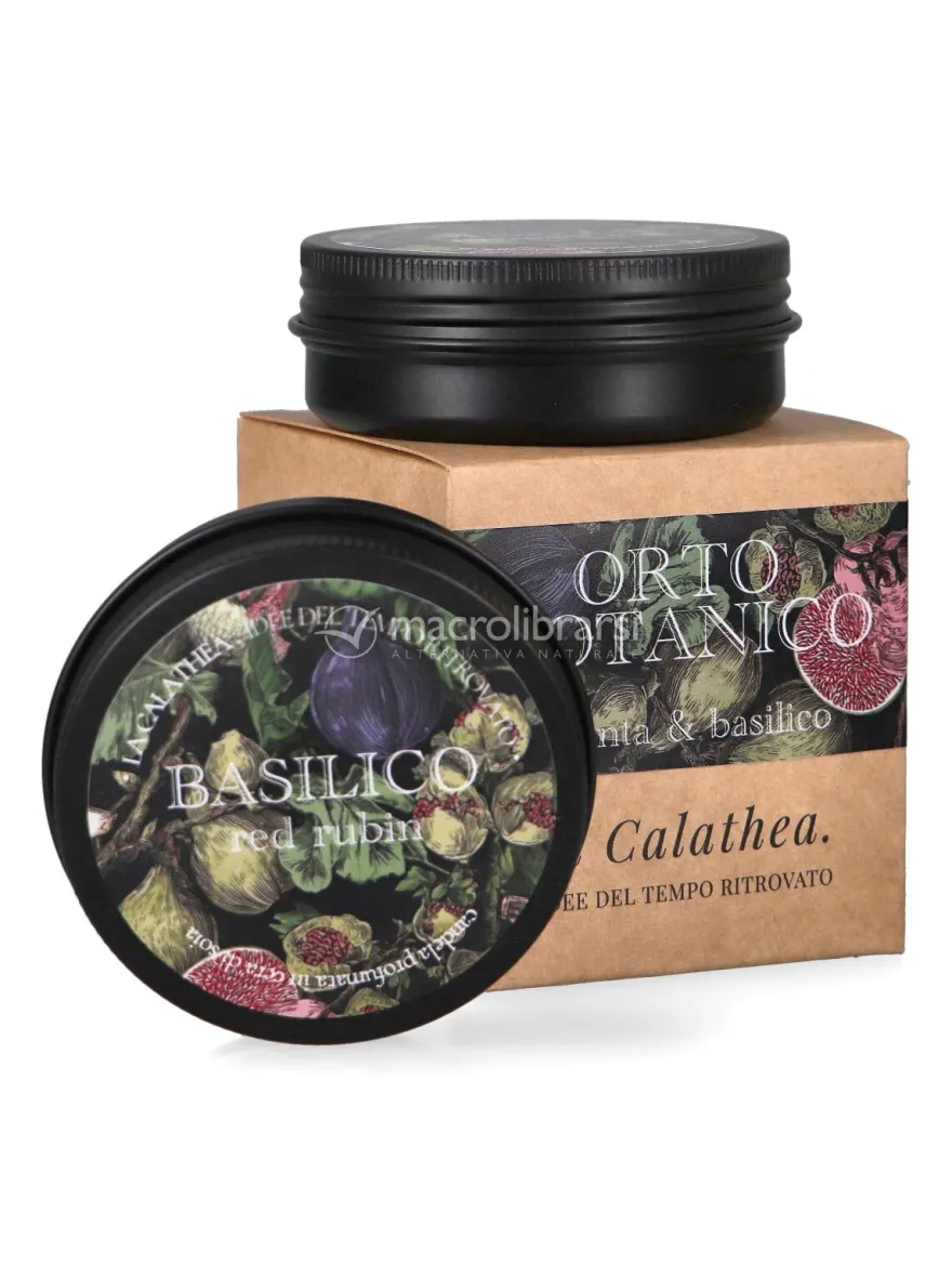 Orto Botanico - Box 2 Candele profumate in Cera di Soia Menta & Basilico