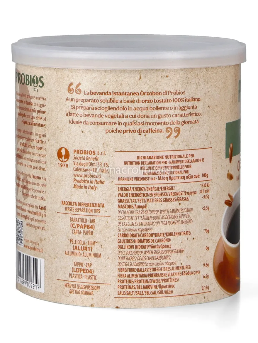 Orzo Bon Solubile - Bevanda Istantanea di Orzo