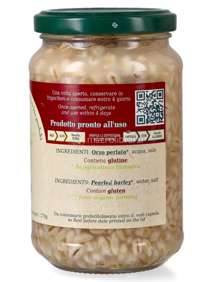 Orzo Perlato Lessato Bio