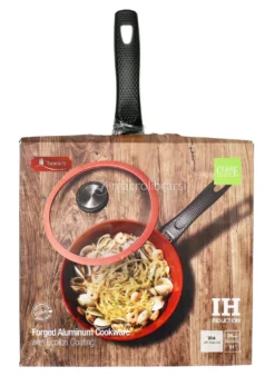 Padella Alta Wok 28 cm con Coperchio - Tuscany Line