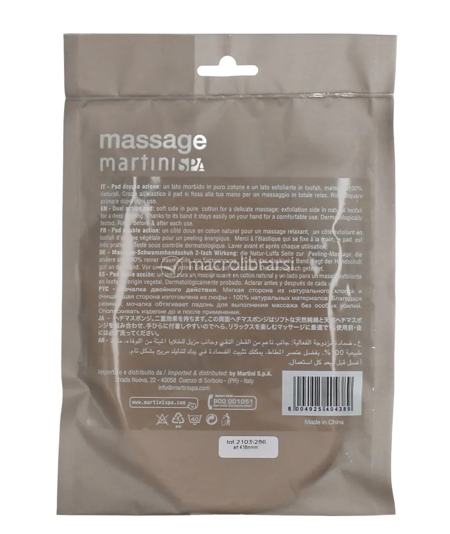 Pad Esfoliante Loofah e Puro Cotone