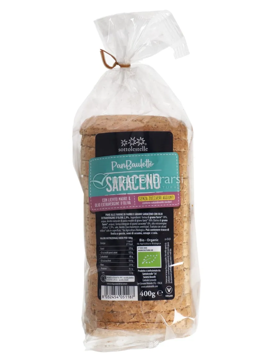 Pane Bauletto di Farro con Grano Saraceno