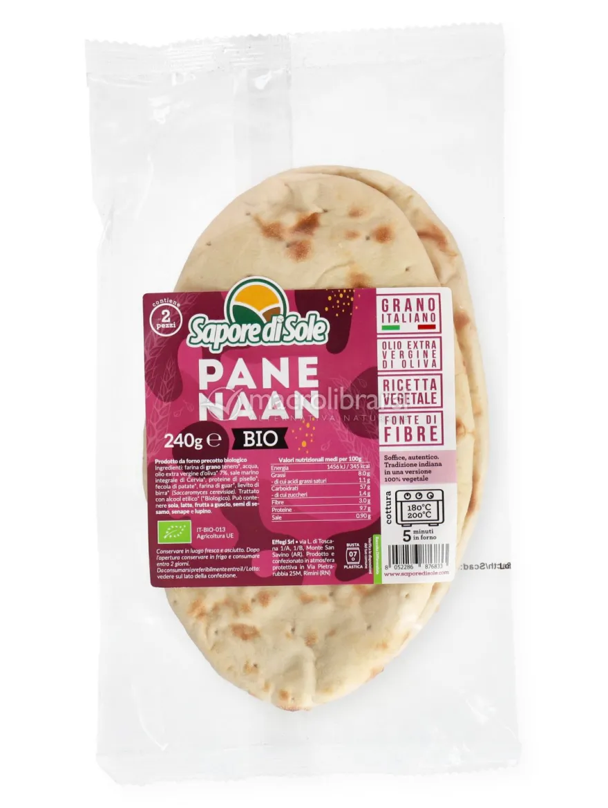Pane Naan Biologico