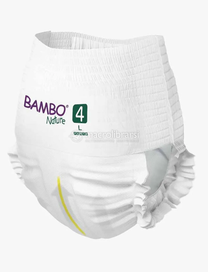 Pannolini a Mutandina Bambo Nature - Taglia 4 - 7/12Kg