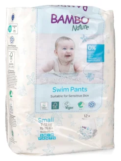 Pannolini da Bagno Bambo Nature - Small - 7/12Kg