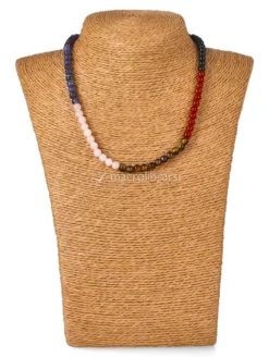 Parure 7 Chakra Collana + Bracciale con Elastico