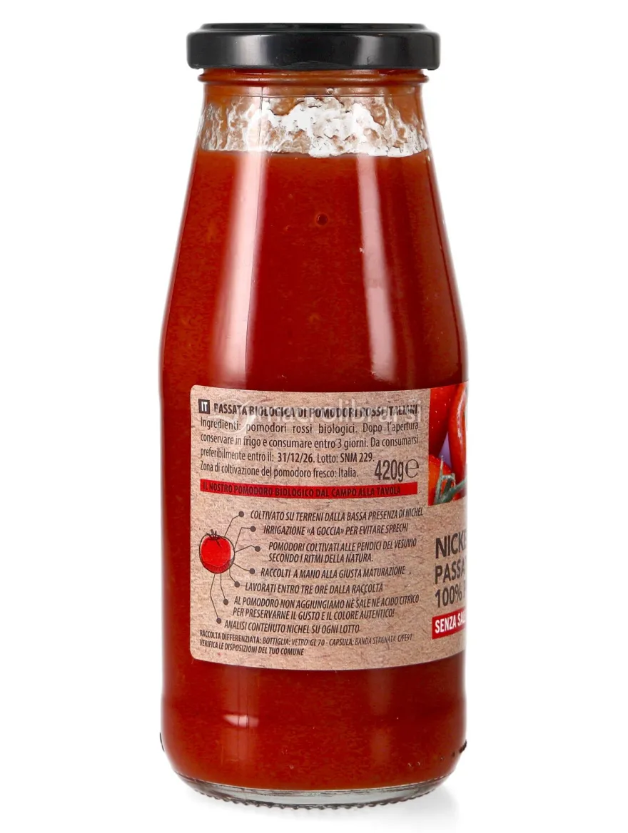 Passata di Pomodoro Bio - Nickel Free