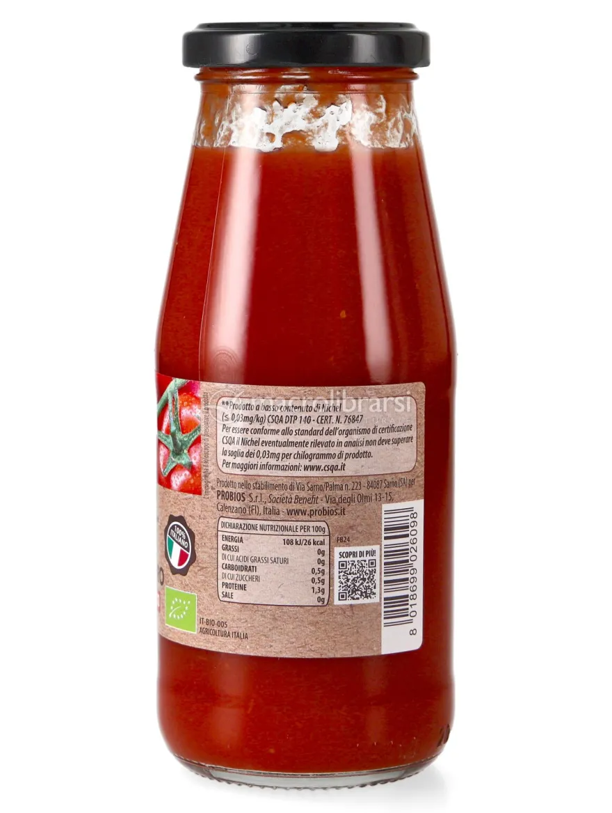 Passata di Pomodoro Bio - Nickel Free
