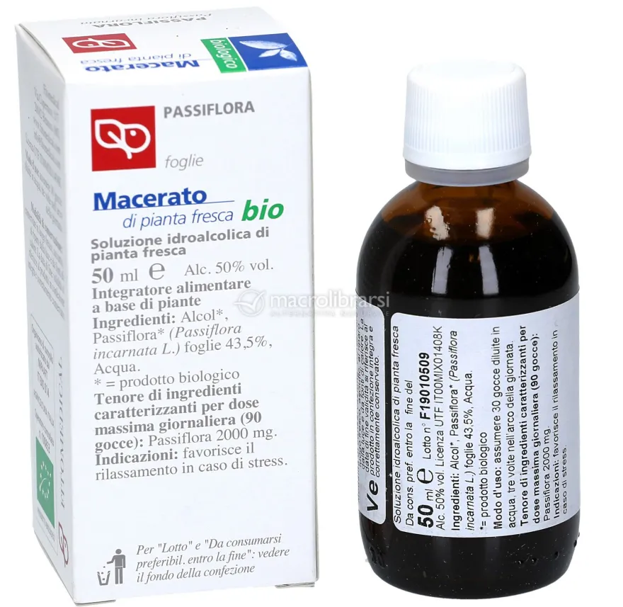 Passiflora - Macerato di Pianta Fresca Bio