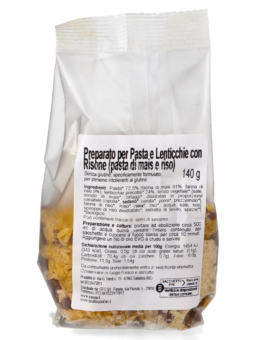 Pasta e Lenticchie Bio