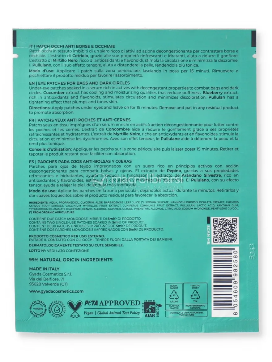 Patch Occhi Anti Borse e Occhiaie