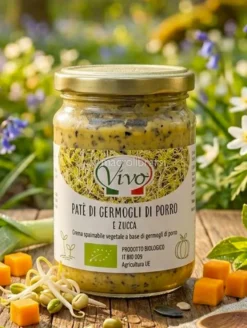 Patè di Germogli di Porro e Zucca Bio