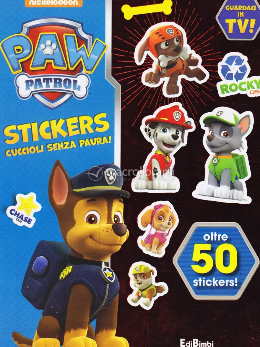 Paw Patrol Stickers - Cuccioli senza Paura