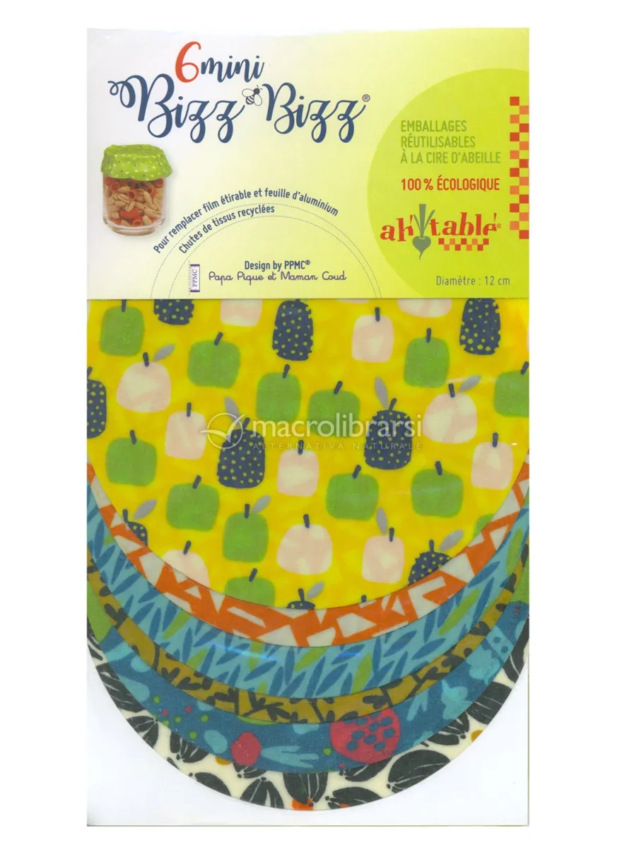 Pellicola in Cera D'Api - Set 6 Mini Bizz-bizz