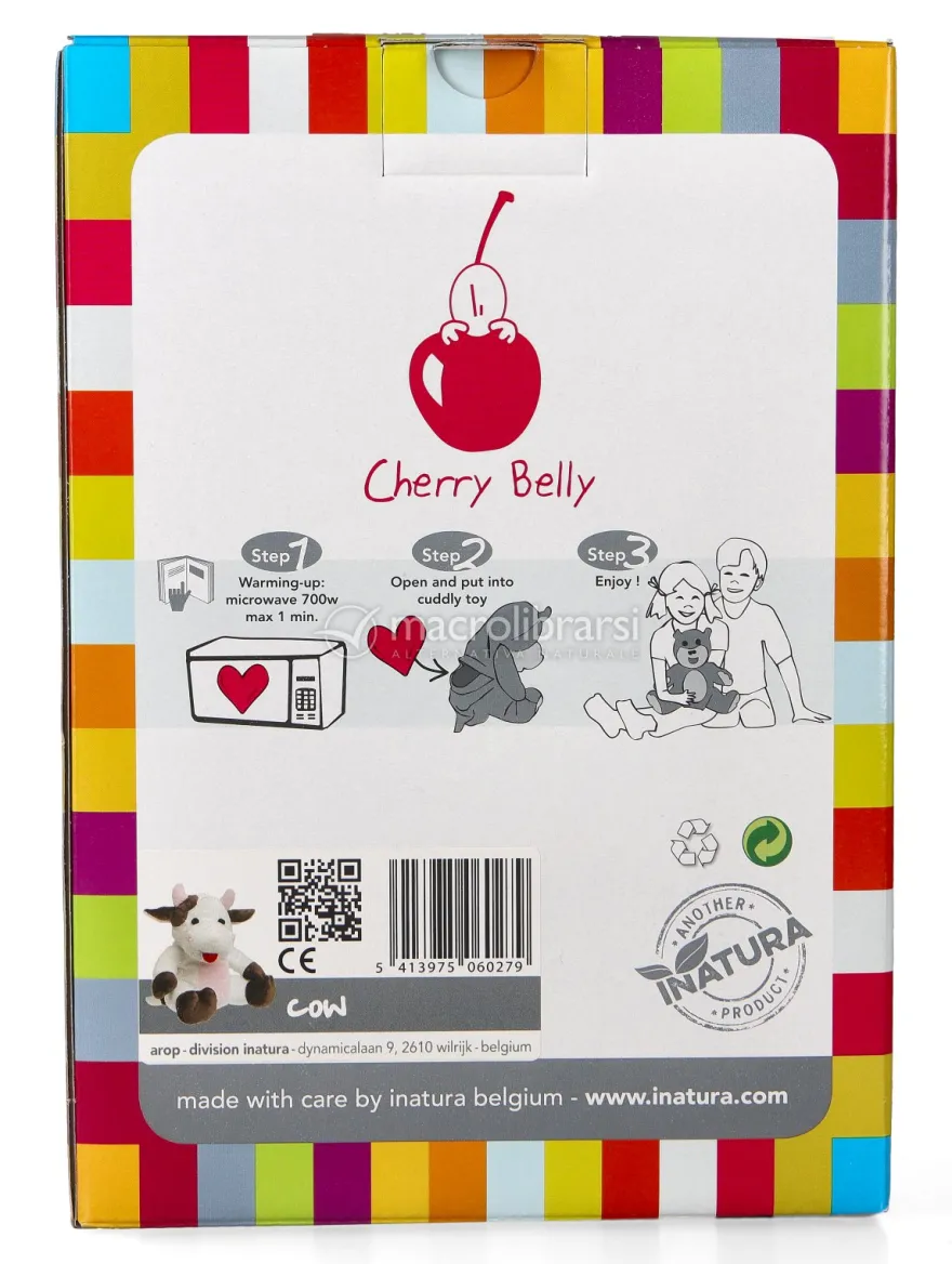 Peluche Riscaldante Cherry Belly Mucca