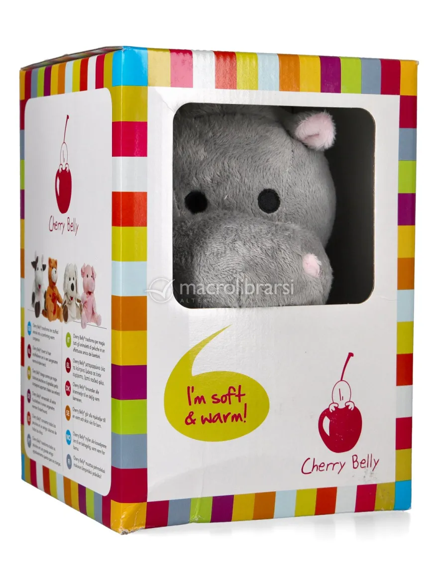 Peluche Riscaldante Cherry Belly Ippopotamo