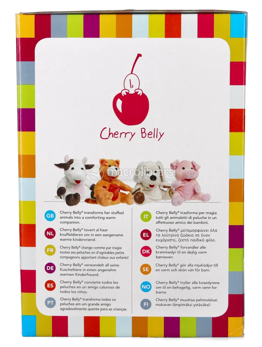 Peluche Riscaldante Cherry Belly Ippopotamo