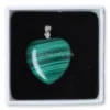 Pendente in Argento e Cuore Malachite