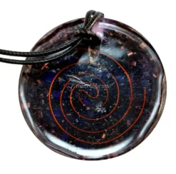 Pendente Vitec in Orgonite Purpurea - Fiore della Vita
