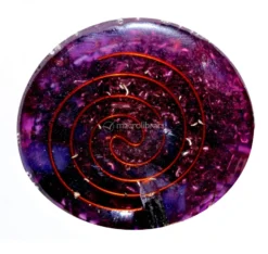 Pendente Vitec in Orgonite Purpurea - Fiore della Vita
