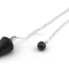 Pendolo in Shungite con Catenina