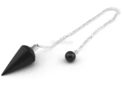 Pendolo in Shungite con Catenina