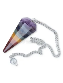 Pendolo Sfaccettato 7 Chakra