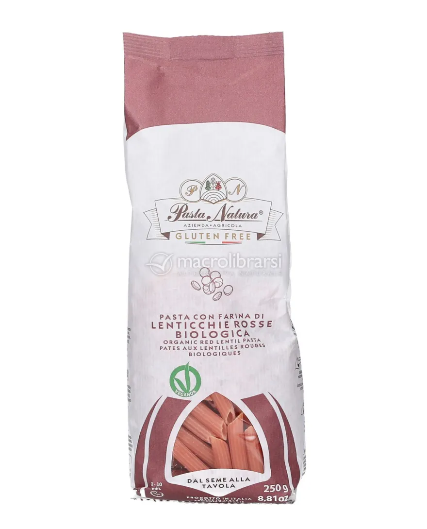 Penne di Lenticchie Rosse Bio
