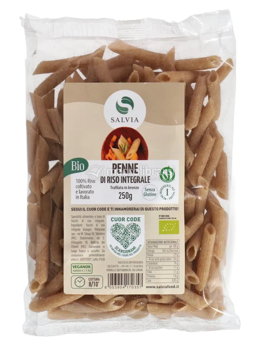 Penne di Riso Integrale Bio