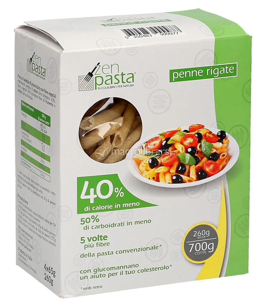 Penne Rigate con Farina di Konjac