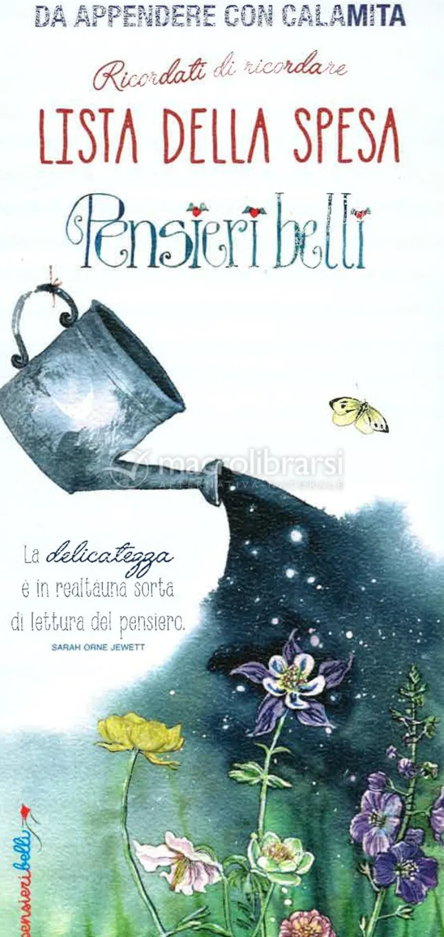 Pensieri Belli - Lista della Spesa con Calamita