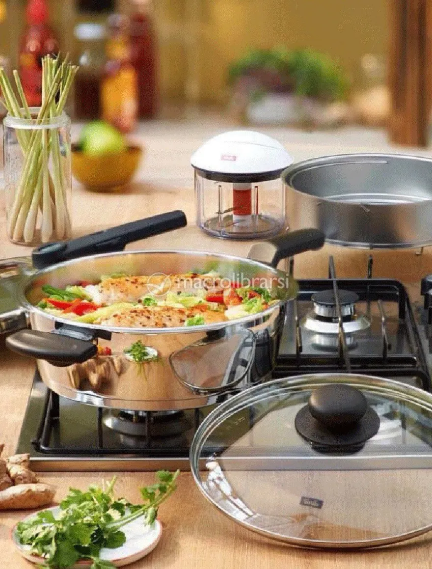 Pentola a Pressione con Cestello - Vitaquick® Premium - 22 cm - 3.5 l