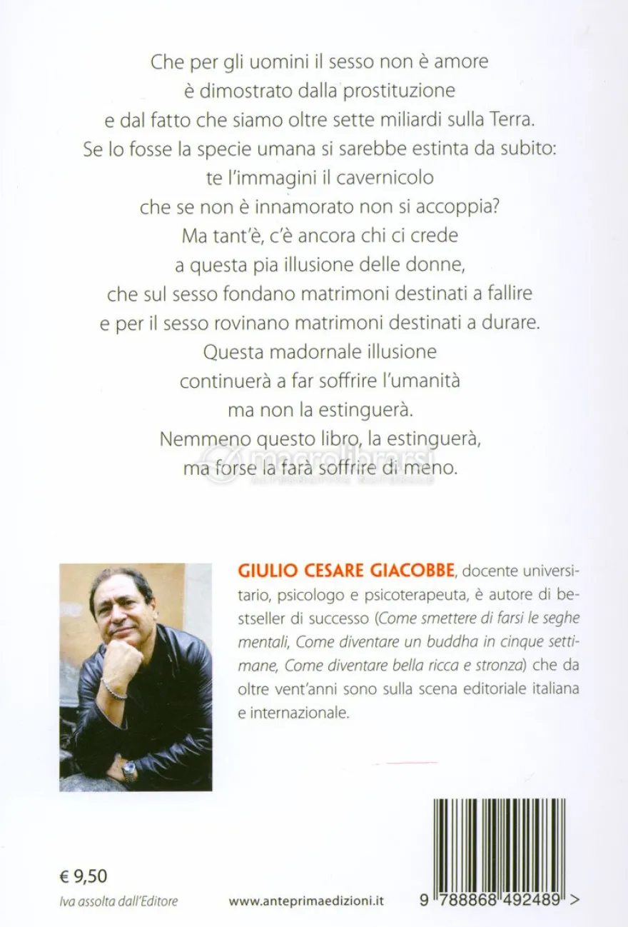 Per gli uomini il Sesso non è Amore