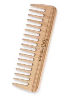 Pettine Piccolo a Denti Radi in Legno di Frassino