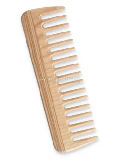 Pettine Piccolo a Denti Radi in Legno di Frassino