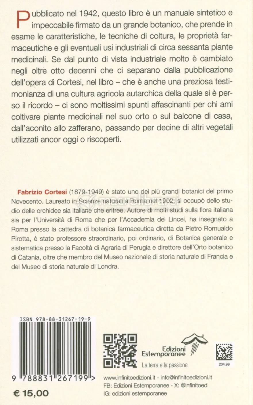 Piante Medicinali Coltivate