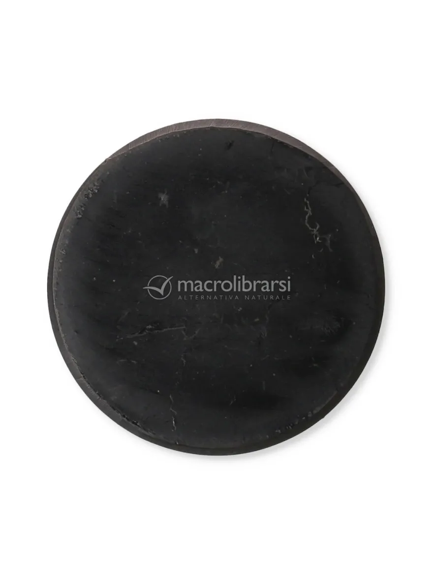 Piastra Biadesiva in Shungite Levigata per Cellulare e PC - Tonda 1,9 cm