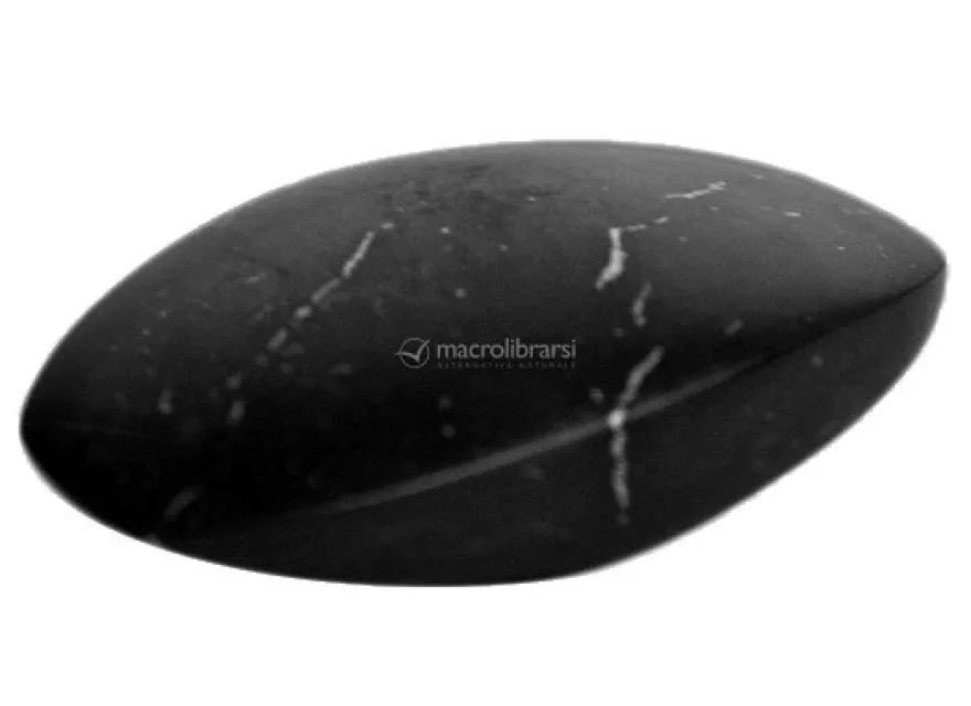 Pietra in Shungite Levigata per Massaggi - Romboidale