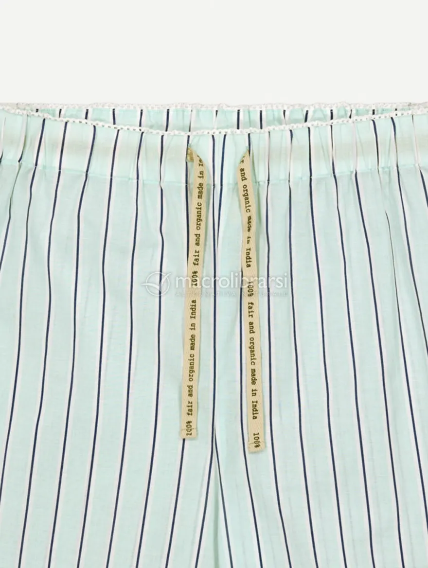 Pigiama Donna in Cotone Biologico "Mori Strip Spark" - M
