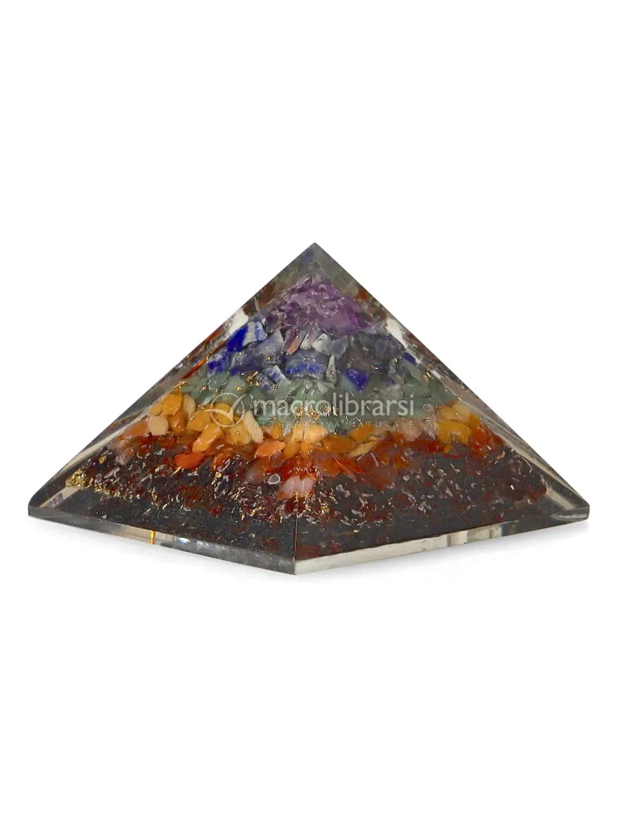 Piramide in Orgonite - 7 Chakra