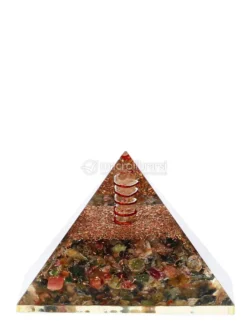 Piramide Orgonite Tormalina Multicolore