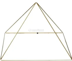 Piramide Smontabile Placcata Oro 30 cm + Concentratore