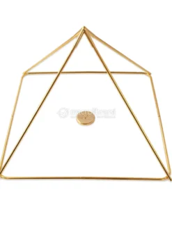 Piramide Smontabile Placcata Oro 30 cm + Concentratore