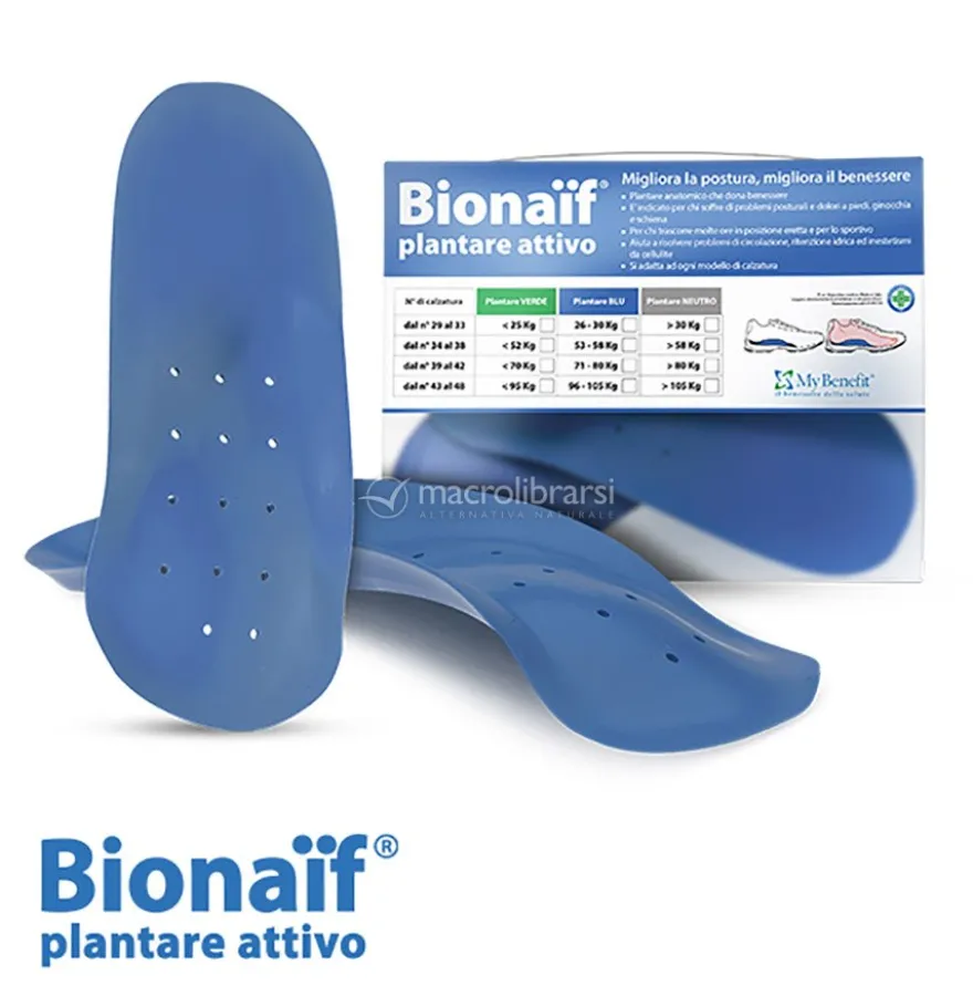 Plantare Attivo Bionaif - 52-58 Kg. - n.34-38 - Blu Piccolo