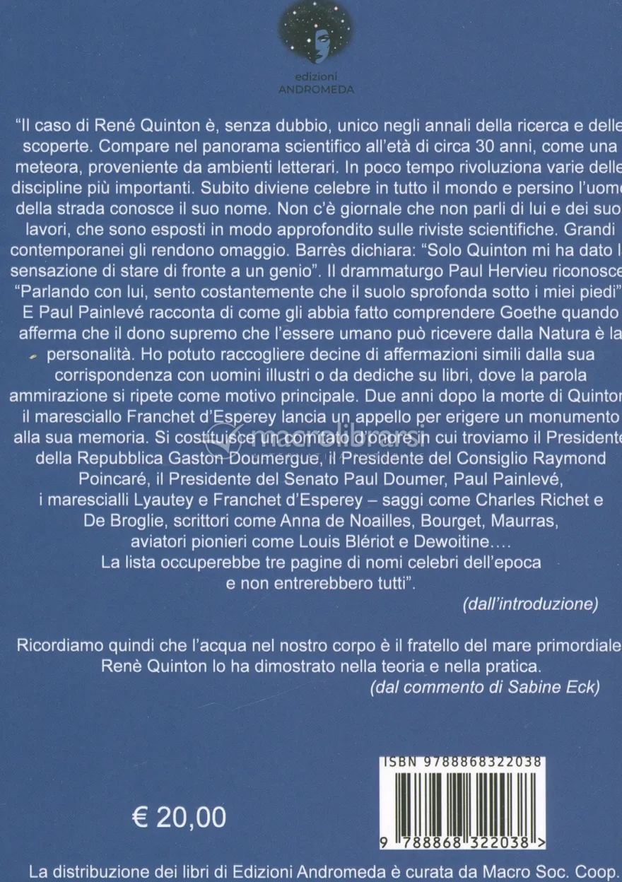 Plasma di Quinton: Il Mare che Guarisce
