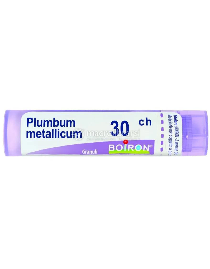 Plumbum Metallicum 30CH Granuli Boiron