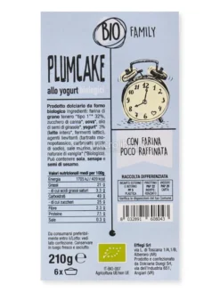 Plumcake allo Yogurt Biologici