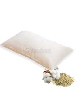 Plutone - Cuscino in Cotone e Canapa con Imbottitura in Lino Bio